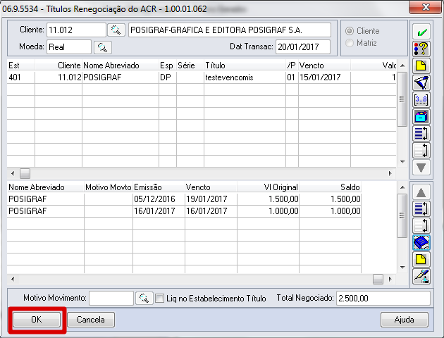 Sa De Planos Linha Datasul Finan As Hfp Renegocia O De T Tulos