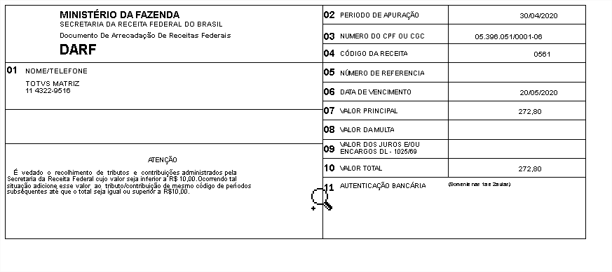 Rh Linha Protheus Gpe Como Gerar A Guia De Darf E O Relat Rio