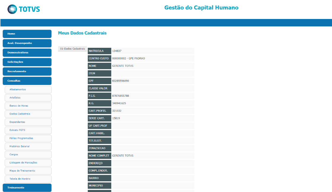 Rh Linha Protheus Portal Gch Como Consultar Dados Cadastrais No Portal Central De 3372