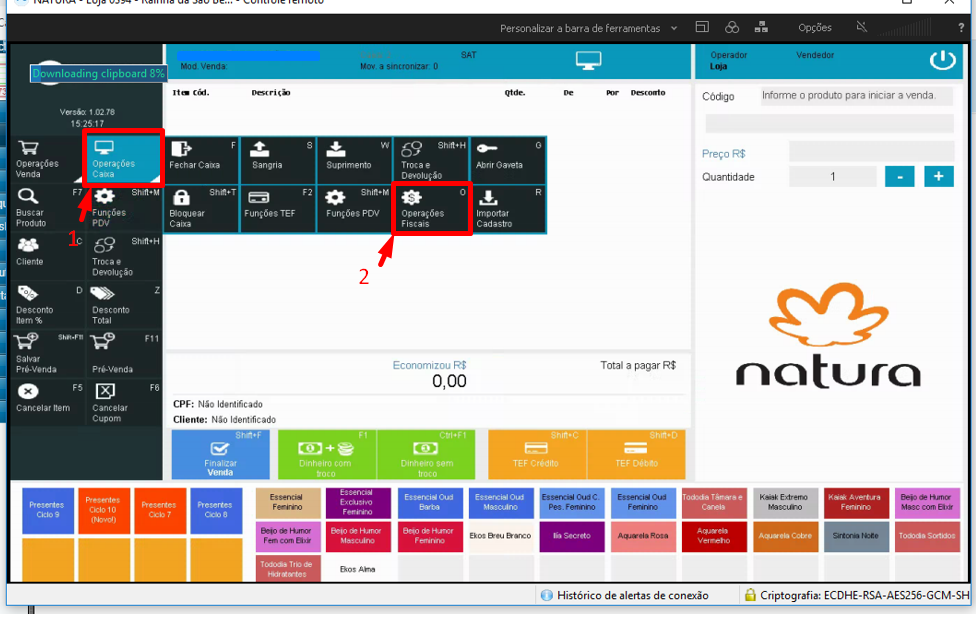 TL - PDV TOUCH - Operação de Venda – Central de Atendimento TOTVS