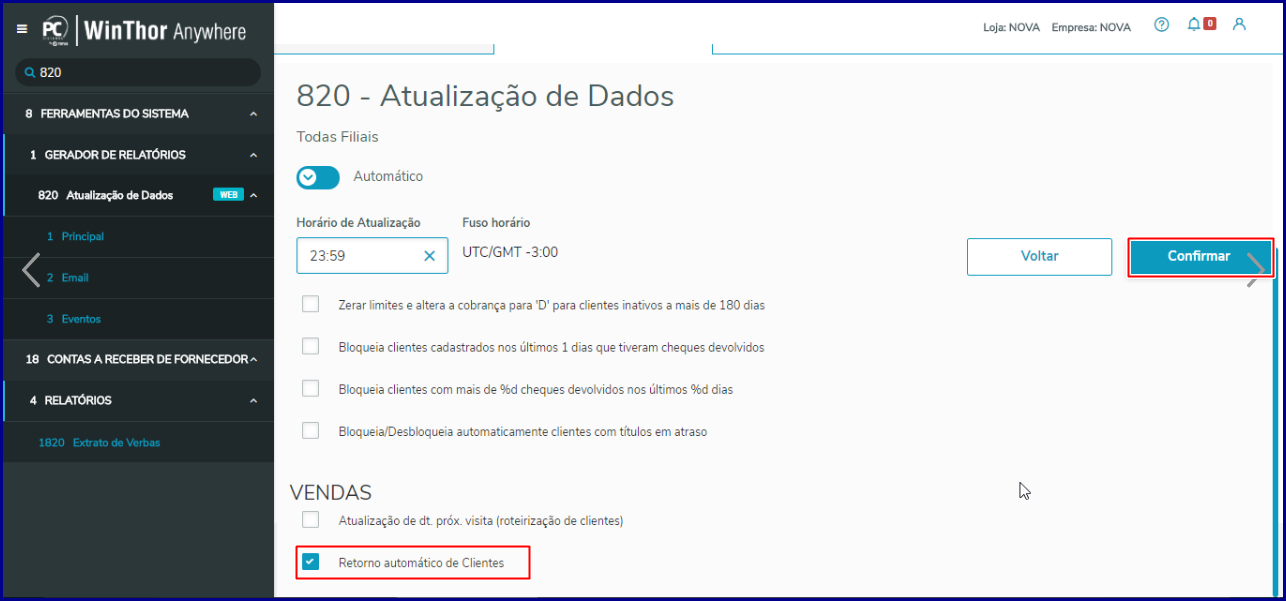 WINT Como Realizar O Retorno Dos Clientes Que Foram Transferidos Pela