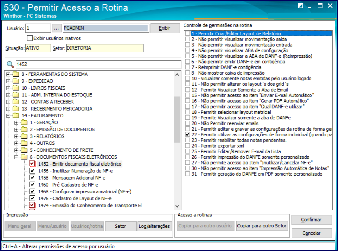 WINT - Como alterar dados da empresa ou do emitente no DANF-e para a rotina  1452 – Central de Atendimento TOTVS