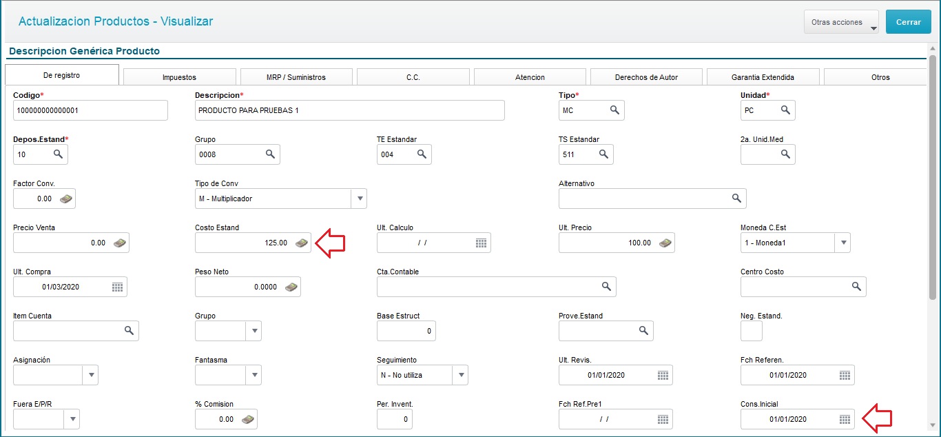 Cross Segmentos - TOTVS BackOffice (Línea Protheus) - MI - Stock Y ...