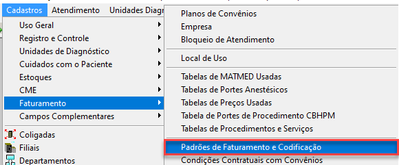 Rm Sau Configurar O Código De Tabela De Outras Despesas Do Xml Tiss Central De Atendimento 2621