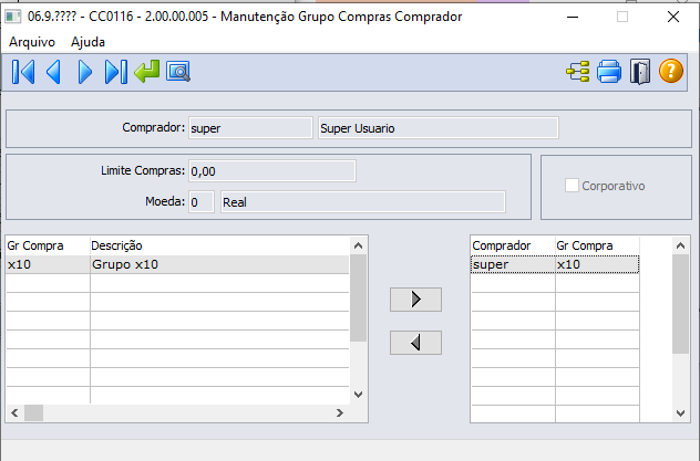 Cross Segmentos - Linha Datasul - MCC - Parametrização e