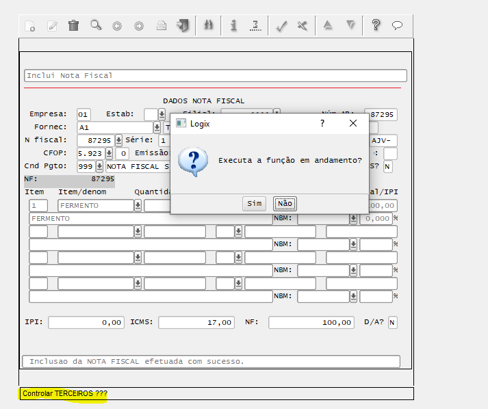 Cross Segmentos Linha Logix Sup Lan Amento De Nota De Armaz M Central De Atendimento Totvs