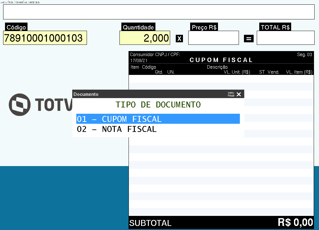 Varejo Supermercados Opera O Pdv Como Utilizar Pdv Para Emitir Em