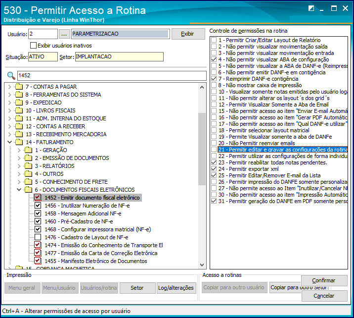 WINT - Como alterar dados da empresa ou do emitente no DANF-e para a rotina  1452 – Central de Atendimento TOTVS