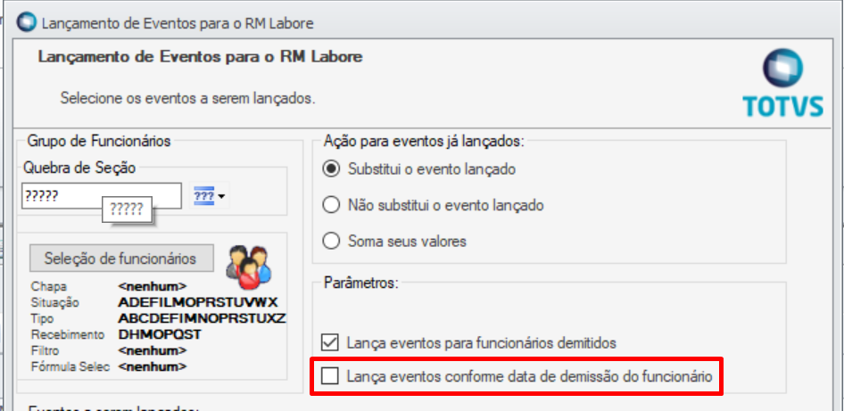 Rh Rm Pto Como Lançar Eventos Para A Folha De Pagamento De Funcionários Demitidos 6578