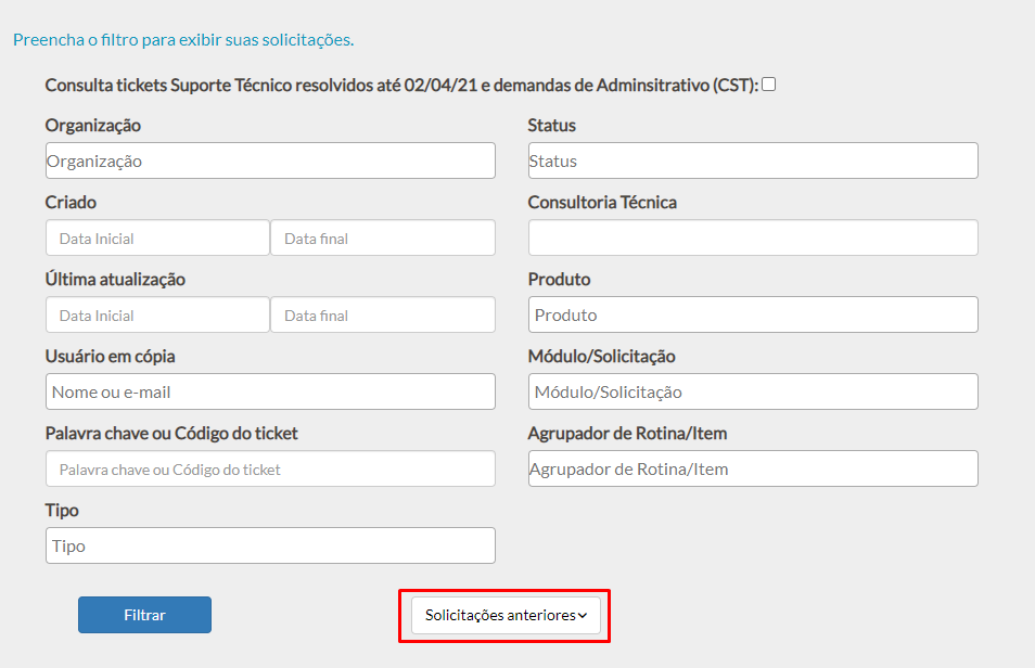 Cross Segmentos CRM Gestão de Clientes Configurações Gerais Criar