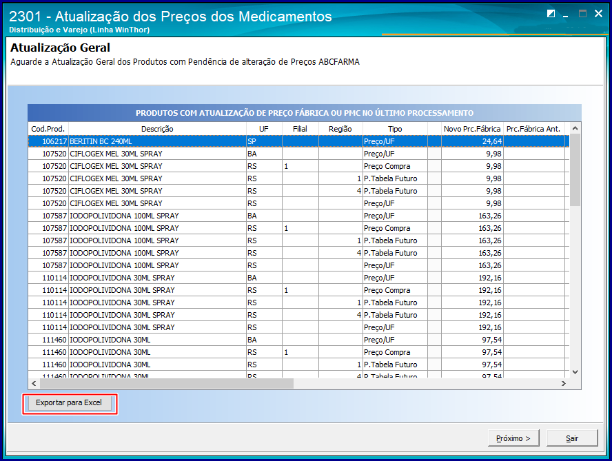 Wint Como Atualizar Geral Os Pre Os Abcfarma Central De Atendimento