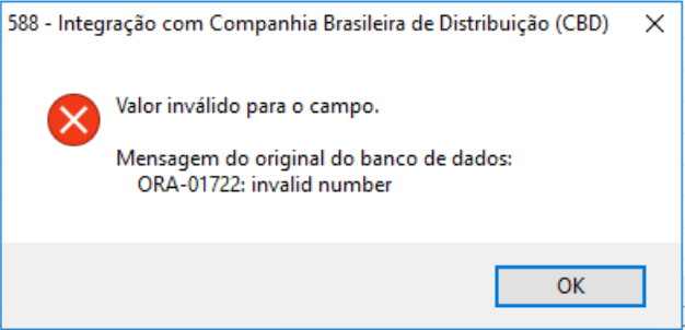 ora 1722 invalid number