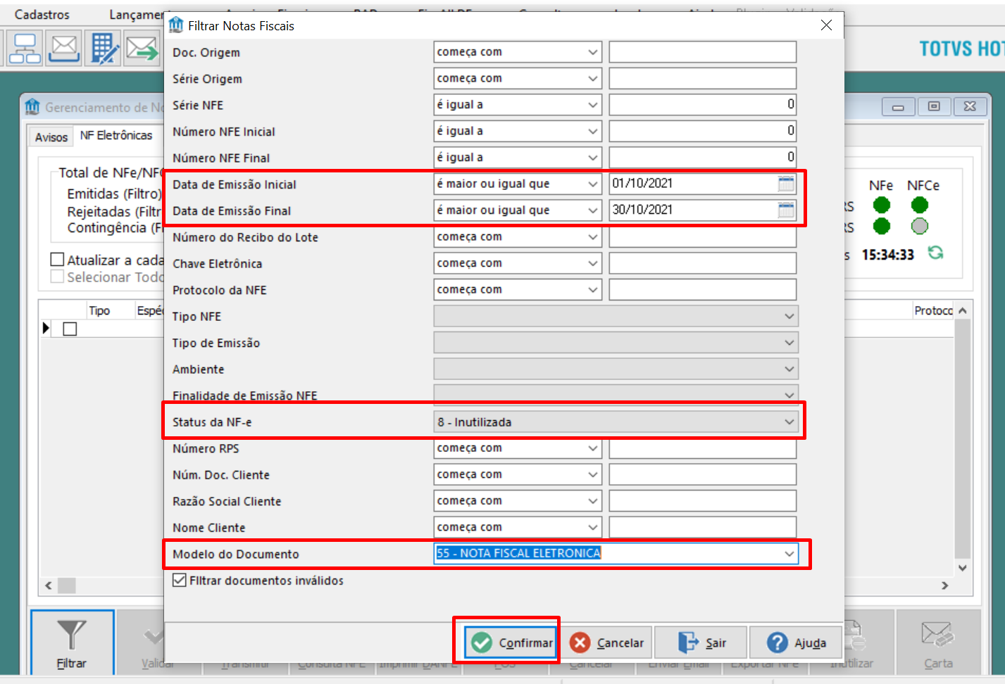 Hospitalidade - TOTVS Backoffice (Linha CMNET) - FF - Como Consultar ...