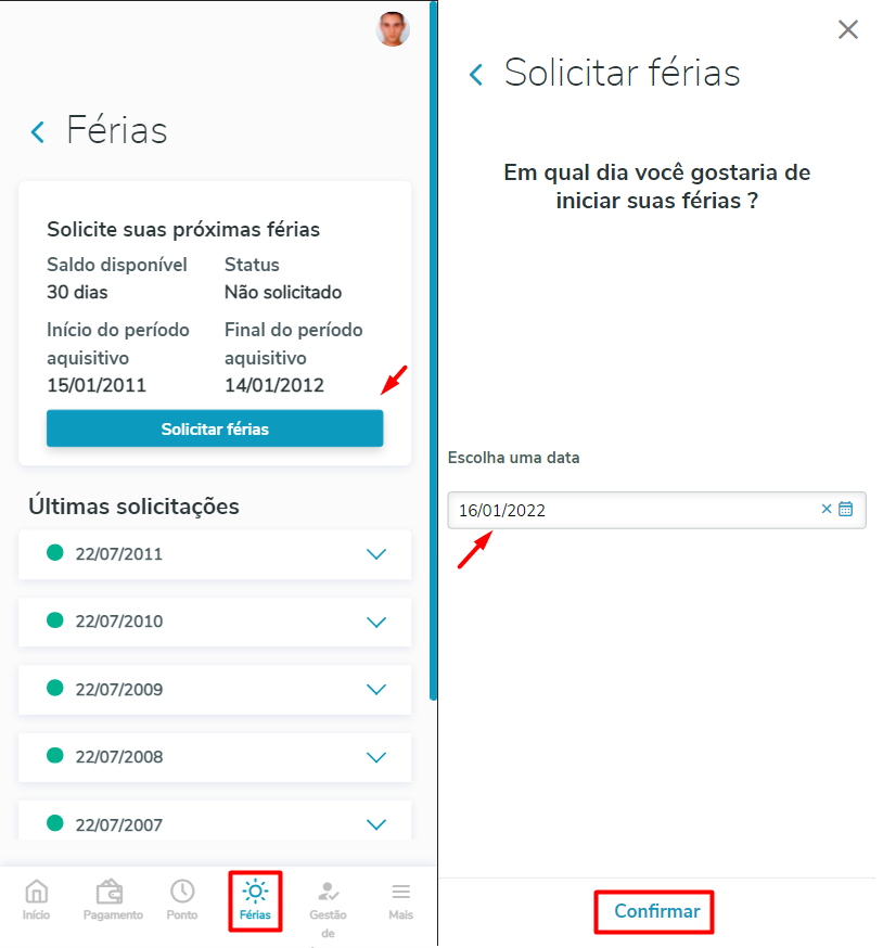 Rh Rm Meu Rh Como Realizar Solicitação De Férias Via App Meu Rh Central De Atendimento Totvs 7264