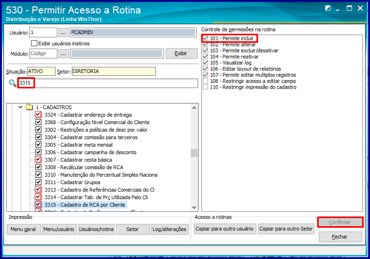 WINT - Como realizar alterações no dicionário de dados da rotina 302 –  Central de Atendimento TOTVS