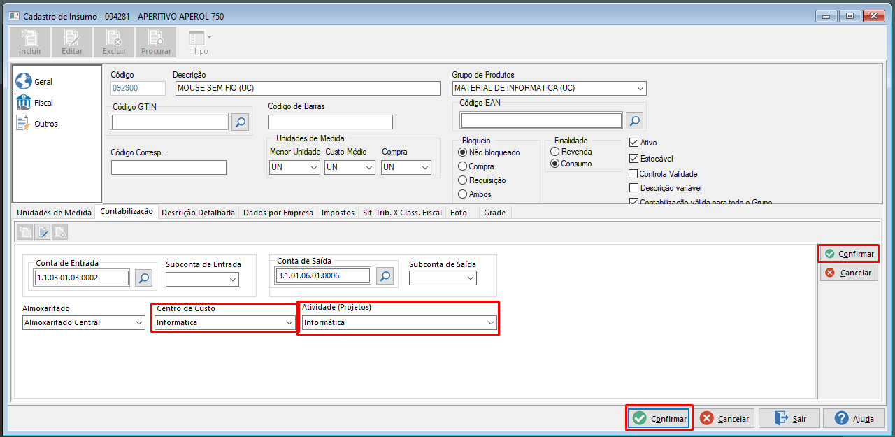 Hospitalidade - TOTVS Backoffice (Linha CMNET) - ALMOX - Como ...