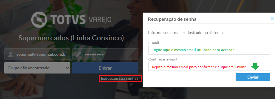 Esqueci minha senha cadastrada. E agora? – Conexa Saúde