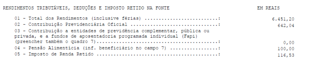 Rh Rm Fop Dirfinforme De Rendimentos Incidência De Imposto De Renda Sobre Abono 8762