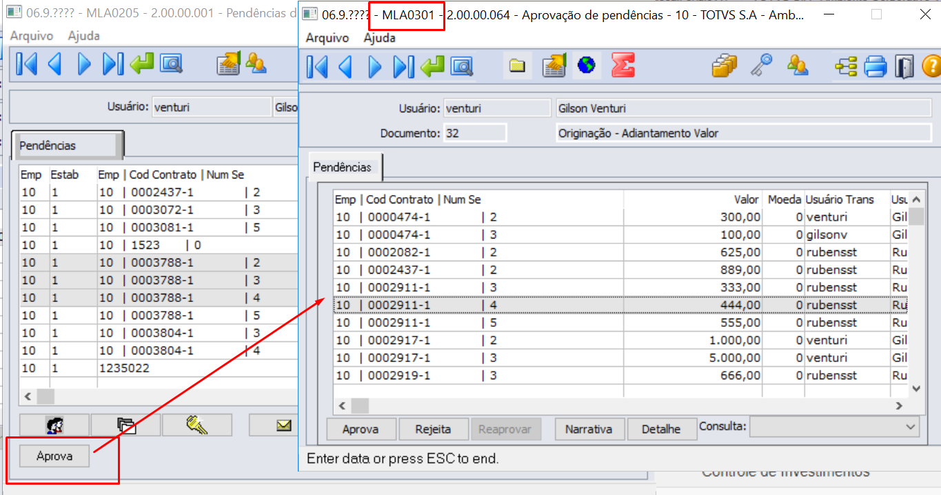 Cross Segmentos Linha Datasul Mla Como Utilizar O Programa Mla0205 Pendencias Do 8071