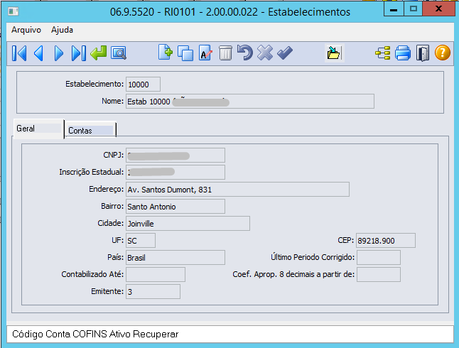 Cross Segmentos - Linha Datasul - MCC - Parametrização e