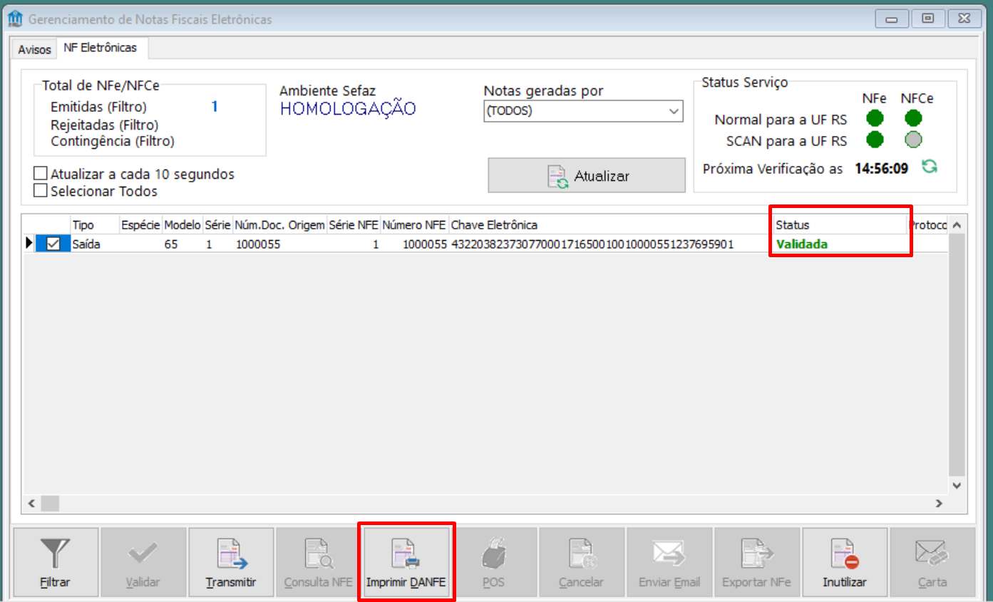 Hospitalidade - TOTVS Backoffice (Linha CMNET) - FF - Rejeição 571: Tipo de  Emissão informado diferente de 3 para contingência SCAN – Central de  Atendimento TOTVS