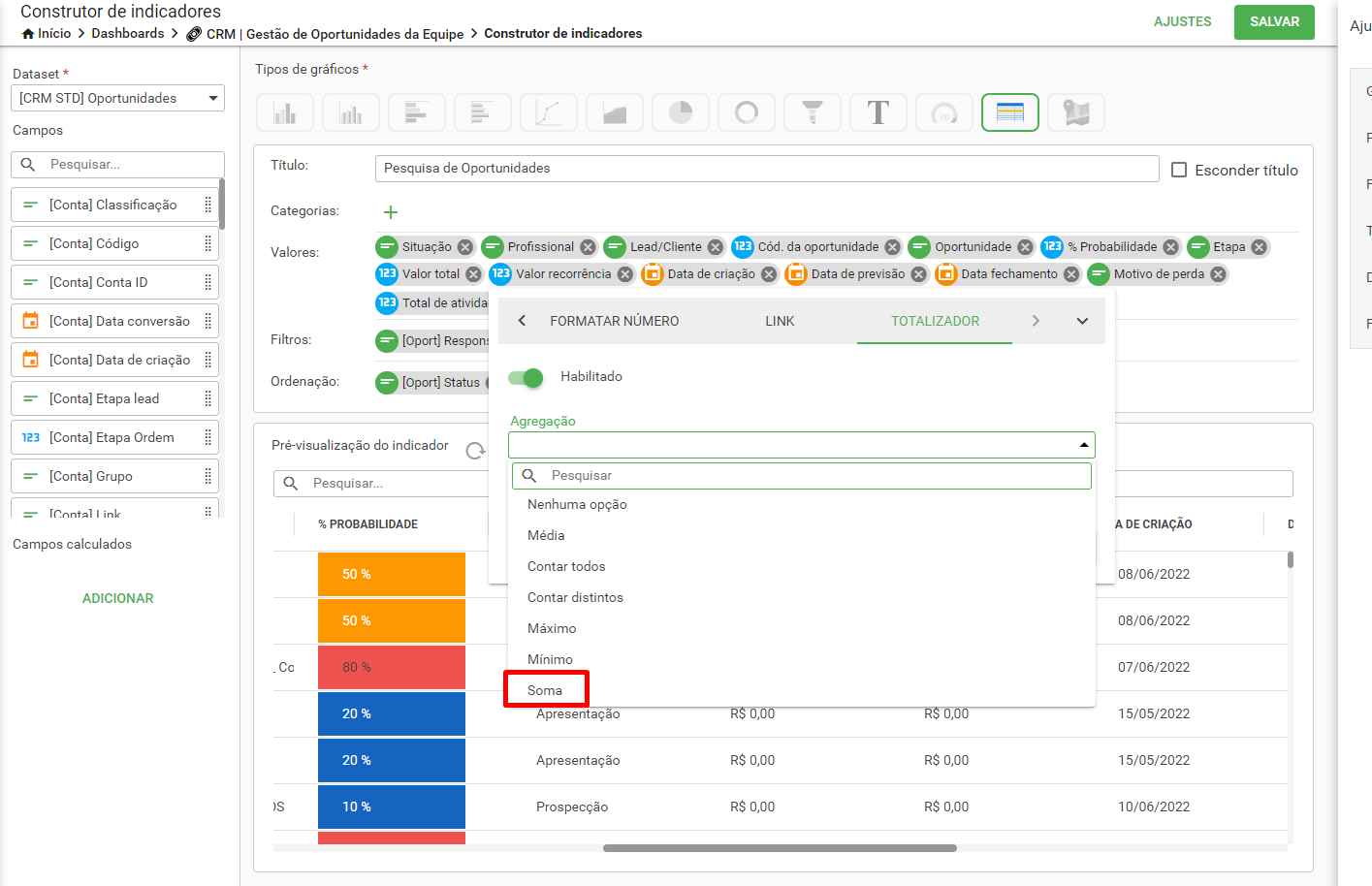 Cross Segmentos CRM Gestão de Clientes Analytics Adicionar ou