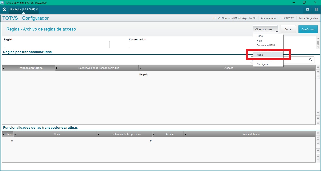 Cross Segmentos - TOTVS BackOffice (Línea Protheus) - MI - Configurador ...