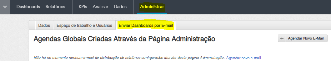 Gooddata Fast Analytics Como Configurar O Envio De Dashboards E Ou