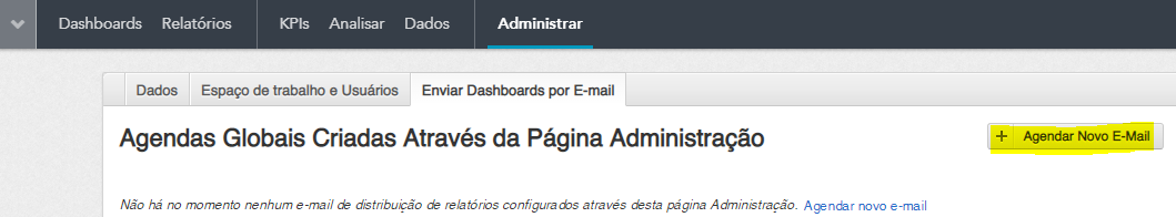 GoodData Fast Analytics Como Configurar O Envio De Dashboards E Ou