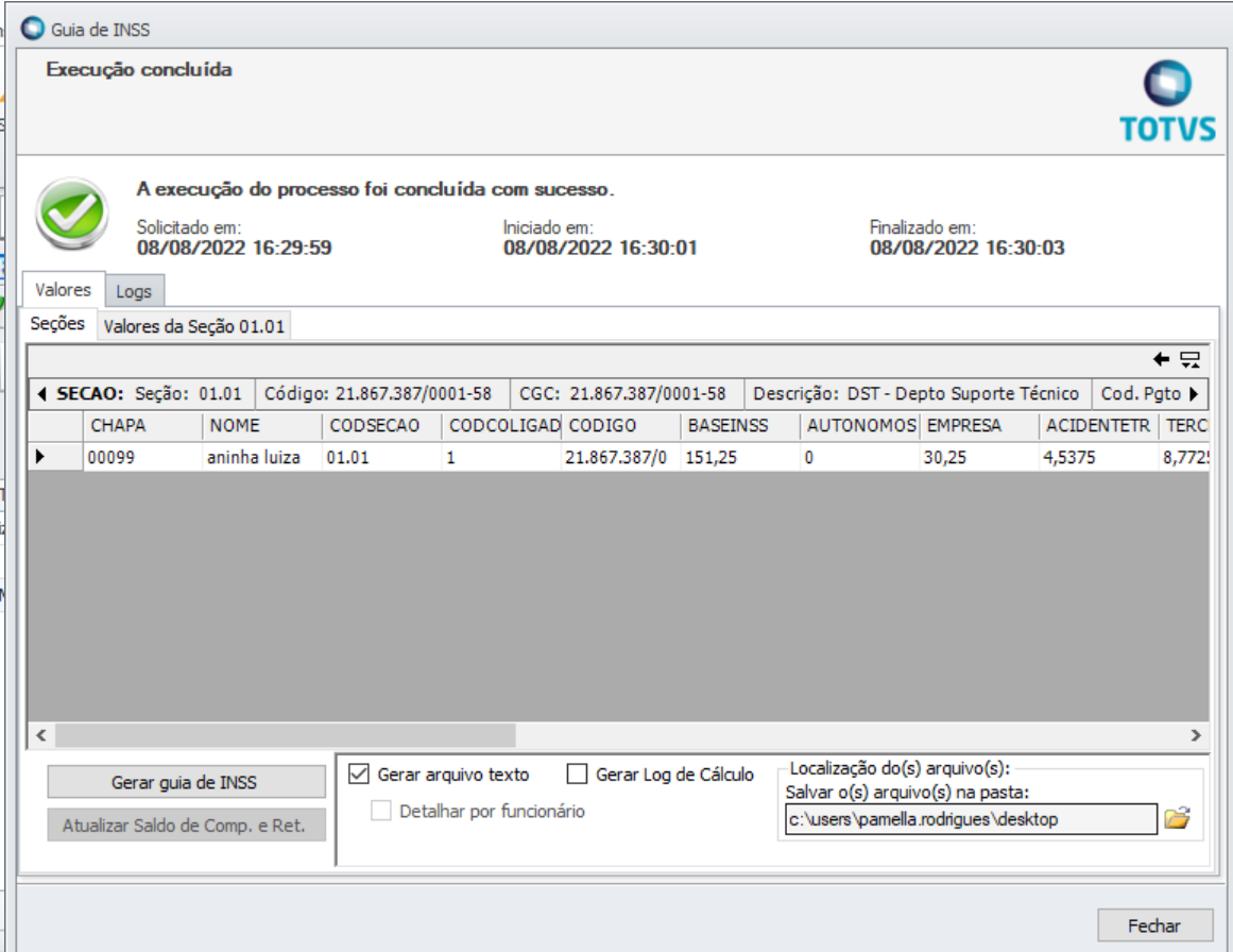 Rh Rm Fop Lan Amento Financeiro Da Guia De Inss Por Diss Dio