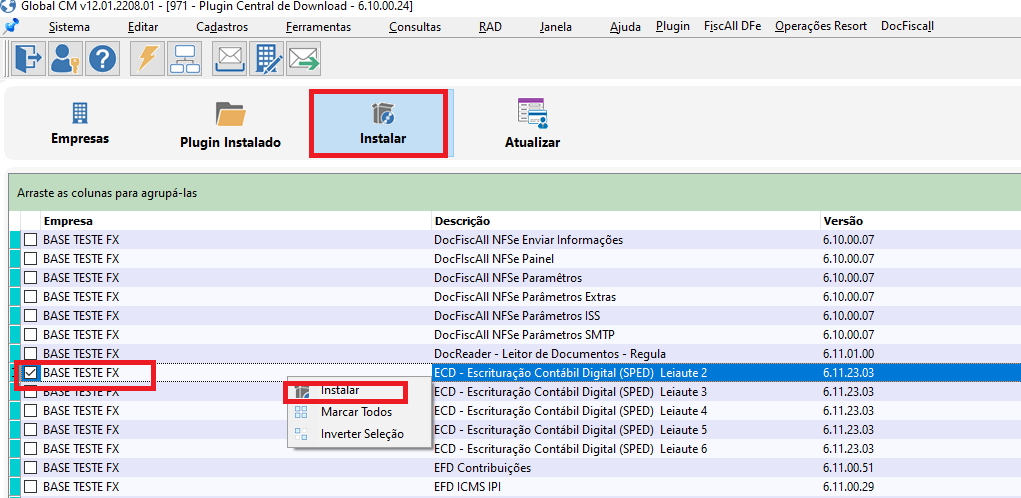 Hospitalidade TOTVS Backoffice Linha CMNET GLOBAL Como Efetuar Instalação do Plugins