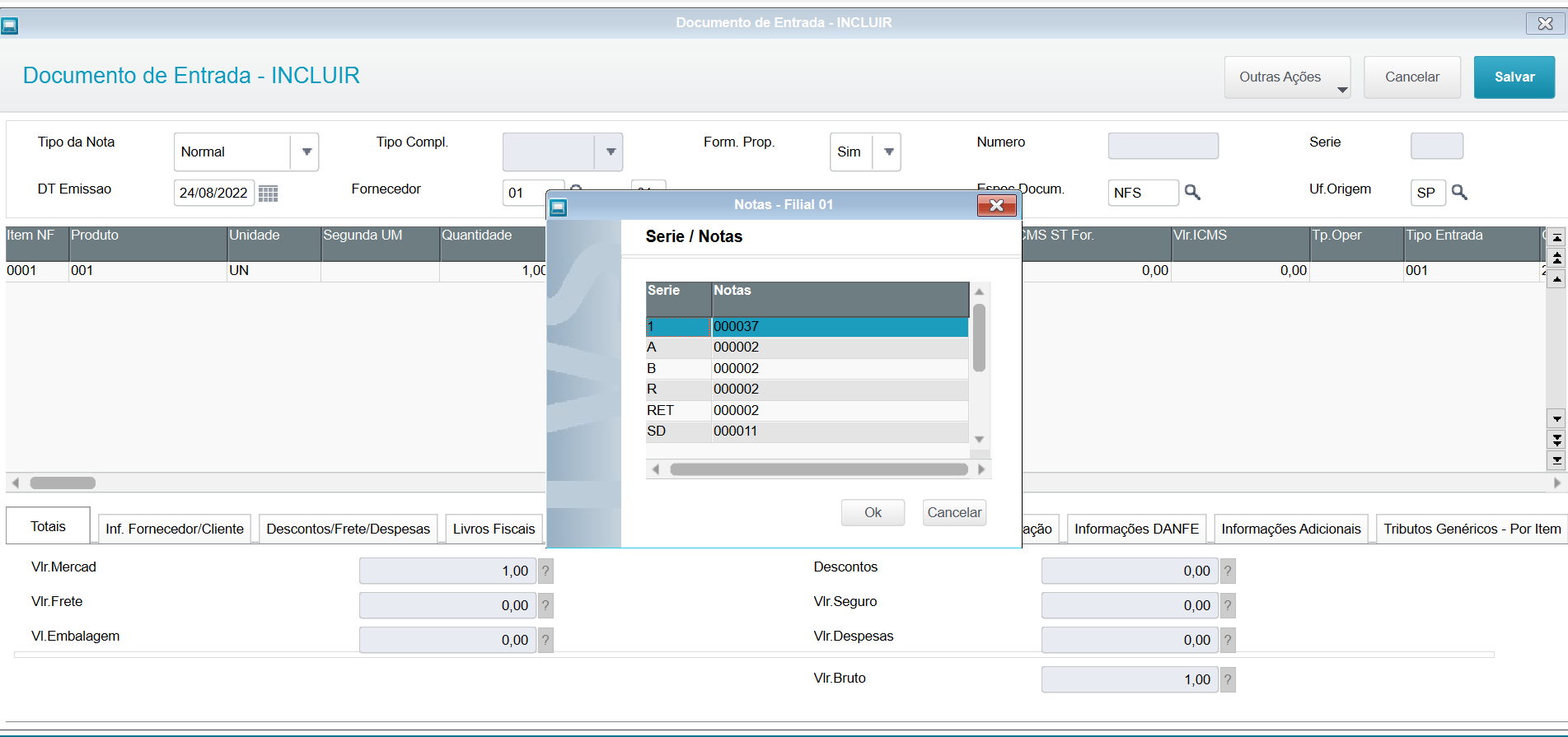 Cross Segmentos Totvs Backoffice Linha Protheus Sigafat Configurar Nf De Entrada Para 8133