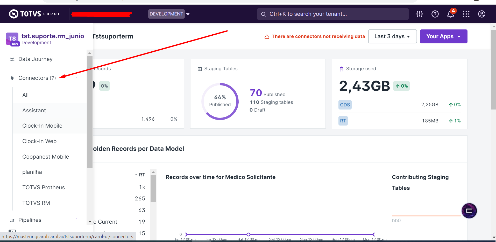 TOTVS CAROL - Carol Connect (2C) - Como saber a versão do 2C que está ...