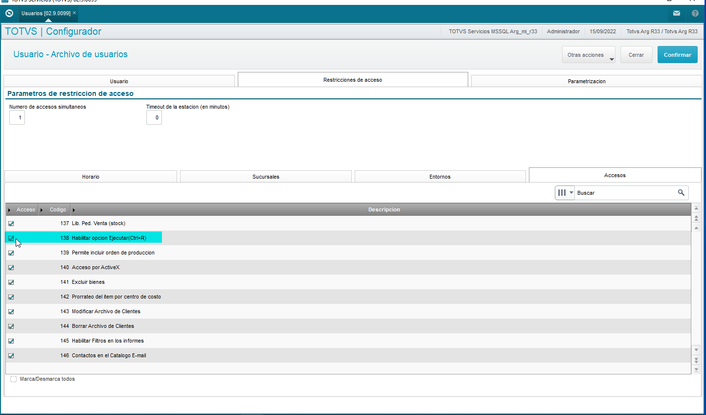 Cross Segmentos - TOTVS BackOffice (Línea Protheus) - MI - Configurador ...