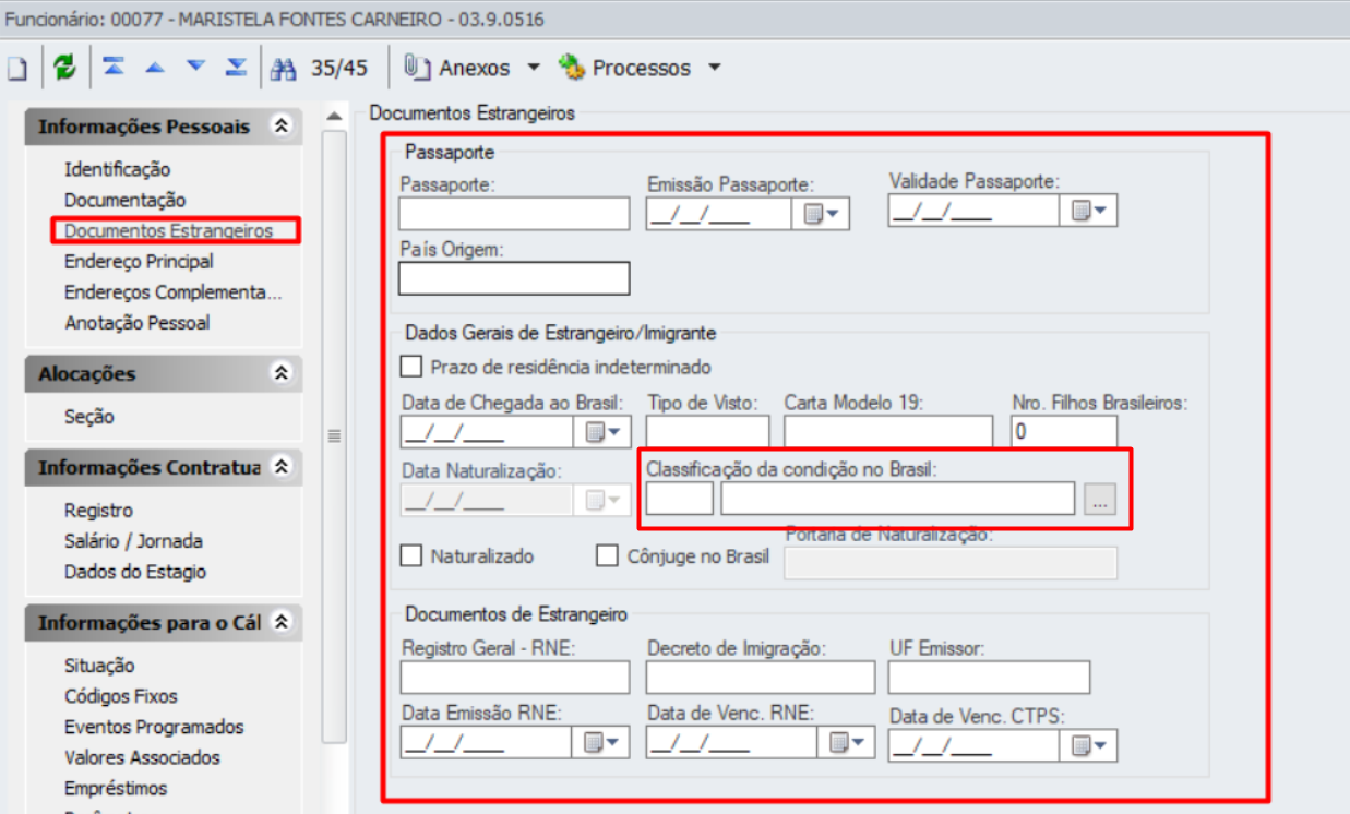 RH RM FOP ESocial Erro Ao Gerar XML O Campo CondIng Do