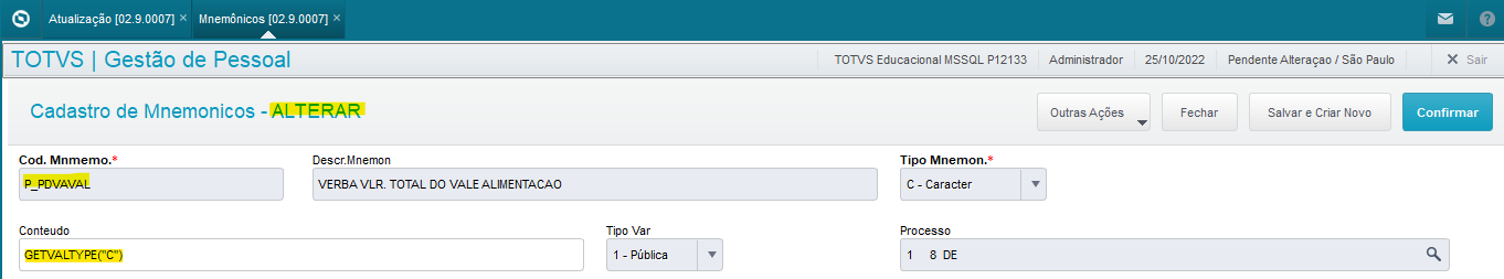 Rh Linha Protheus Gpe Ao Realizar A Integração Do Roteiro Val Com A Folha Gera O Valor De 5355