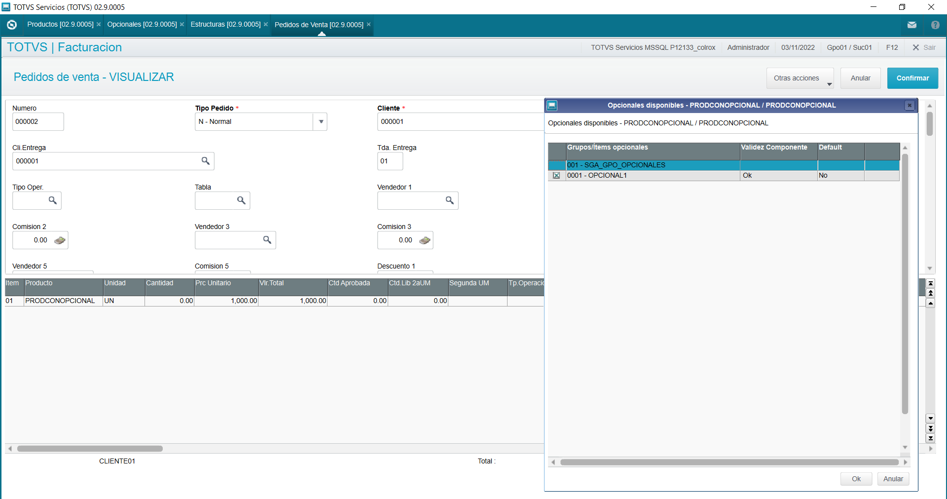 Cross Segmentos TOTVS BackOffice (Línea Protheus) MI Facturación